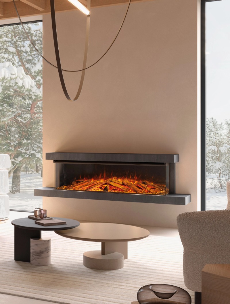 LUMEN - Camino elettrico firmato "La Nordica"